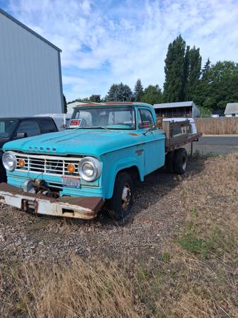 1966 dodge d300 flat bed 1