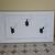 Coat Hat Rack 3 Hook from Old Wooden Door Panel - White 3 thumbnail