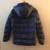 Indigo Bank sz XL puffer jacket charcoal black 2 thumbnail