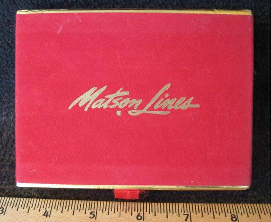 *~~ Matson Lines ~ Double Deck Playing Cards ~ Un-Open ~ circa 50s ~~* 1