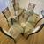 VINTAGE GLASS WROUGHT IRON DINING ROOM TABLE SET 1 thumbnail
