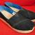 TOMS' WOMEN'S SLIP-ON SHOES W SUEDE UPPERS, BLACK, 9-1/2 M 2 thumbnail