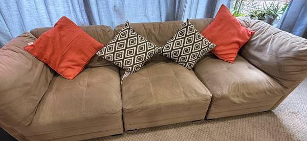 Microfiber 5 piece Sectional 1