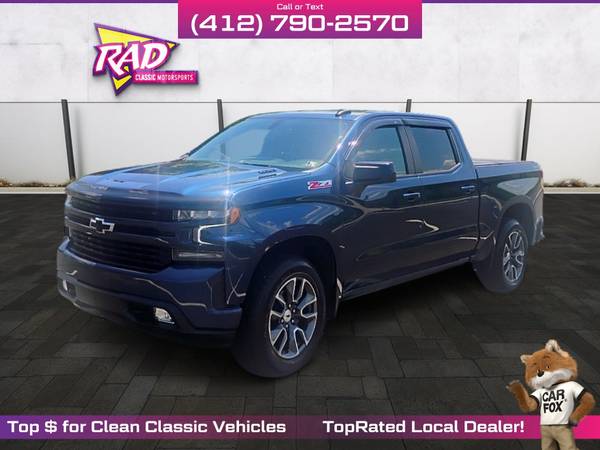 $637/mo - 2021 Chevrolet Chevy Silverado 1500 RST - $39,995 (1174 Findlay Street, Washington PA, 15301)63625169511555122