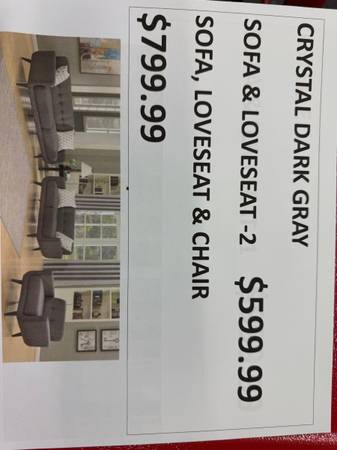 Crystal Dark Gray 3pc special 1