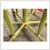Mcguire Furniture Pistachio Bamboo + Leather Dining Table + Set Of Eig 9 thumbnail