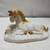 Ceramic White 2.25" Bisqueware Unicorn Figurine - Gold Accents 1 thumbnail