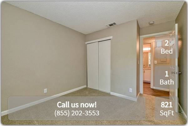 $1,685 / 2br - 821ft2 - Rent a 2 bed, 1 bath in lovely, quiet Sacramento community! (Sacramento)64043669420674120