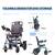 Foldable Power Wheelchair 500W Dual Mode Portable Mobility Scooter Lightweight 6 thumbnail