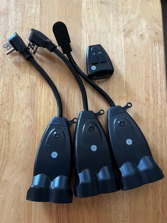 GE Outdoor Wireless Remote Control 2 Outlet 1