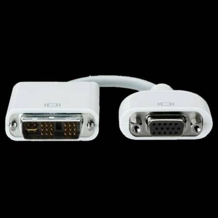 Genuine Apple DVI to VGA Display Adapter M8754G/A White 1