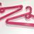 Set of 8 heavy duty hanger with hanging hook in HOT PINK 2 thumbnail