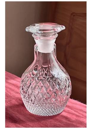 Crystal Oil & Vinaigrette Bottle  1940’s 1