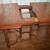 Antique OAK Kitchen Table Dining Table 8 thumbnail