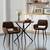 Homy Casa · Fontana 3-Piece Dining Set Espresso Brown Modern 1 thumbnail