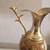Vintage Onxy Marble Vase w/Brass Handle on Pedestal 2 thumbnail