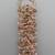 Beaded Bracelet with Button Closure/Pink/Peach/Gold/Clear Tones/up to 11 thumbnail