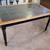solid wood and black tile dining room table 2 thumbnail