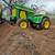 John Deere 112 Garden Tractor With Dozer Blade And Tiller 12 thumbnail