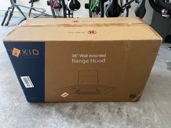 New in Box - Vikio RP-36 Glass Range Hood - 900 CFM - Gesture Control 1