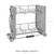 CHROME 24" Kitchen Pull-Down Wall CABINET Shelf System $95. 1 thumbnail