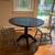 Ethan Allen solid wood dining table and 2 chairs 2 thumbnail