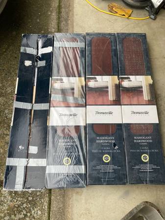 left over Mahogany engineered hardwood flooring (approx 70sq ft) 1