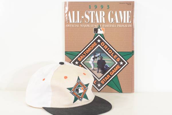1993 ORIOLES ALL STAR Game Snapback + PROGRAM 1