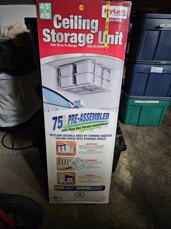 Ceiling storage rack 1