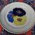 2 Vintage Denby "Potpourri Hue" blue flower plates, Made in England 2 thumbnail