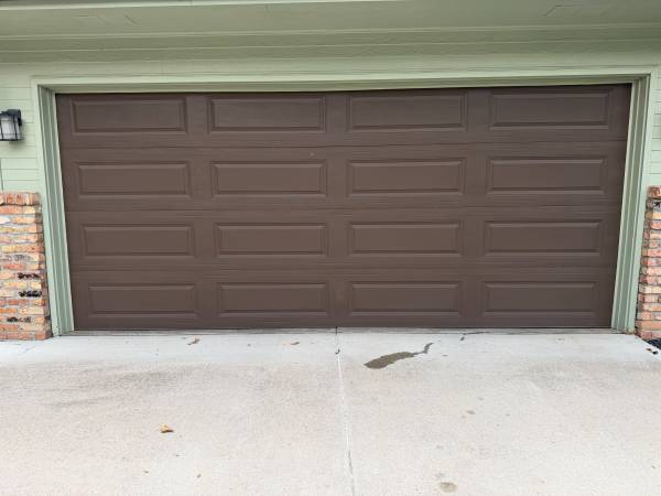 16 X 7 4 panel insulated garage door with hardware 1