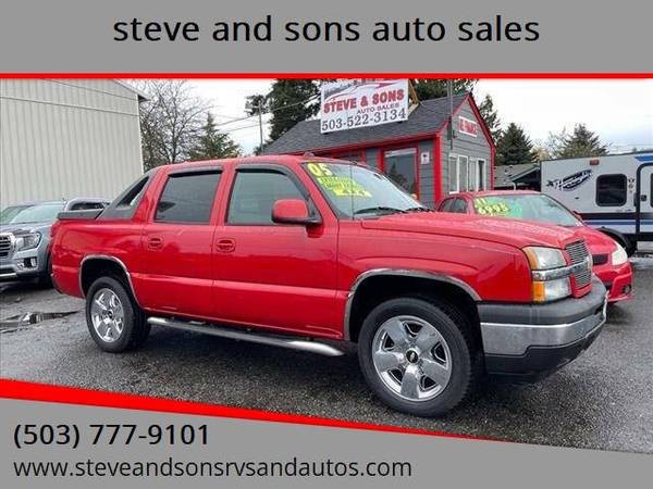 2005 Chevrolet Avalanche 4x4 4WD Chevy 1500 LT 4puerta  Cabina Doble SB Camioneta - $8,450 (Steve & Sons Auto Sales LLC)63623146502145121