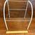MID-CENTURY MODERN METAL DISH RACK / BOOK or ALBUM SHELF 7 thumbnail
