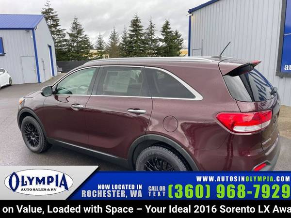 2016 Kia Sorento LX - $11,947 (Rochester, WA)63654706831233121