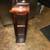 small wood curio cabinet floor or wall mount metal handle glass sides 9 thumbnail