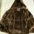 Jones New York Faux Shearling Suede Fur Hood Coat Button Women’s Small 10 thumbnail