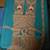 Vintage 1970's Macrame Owl Wall Hanging with Ceramic Eyes and Nose 4 thumbnail
