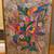Vintage Mexican Folk Art Amate Bark Framed Painting Birds & Foliage 26x18 1 thumbnail