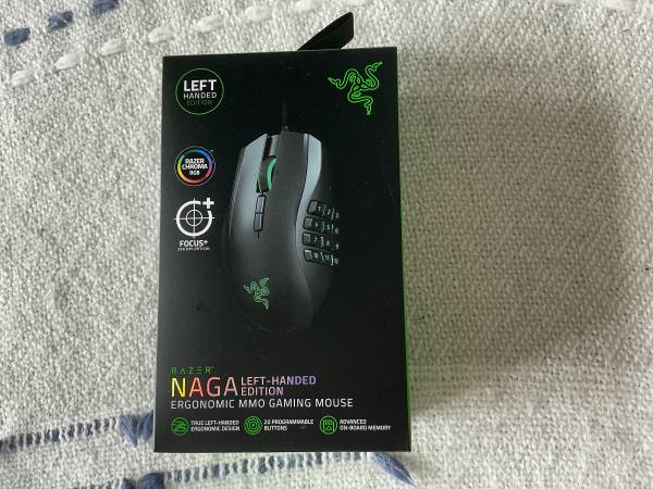 MMO Mouse Razer Naga LEFT-Handed Edition Unopened 1