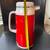 Large Vintage Red Thermos-Japan-National Vacuum Bottle-Glass Interior 5 thumbnail