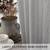 Light Grey Curtains 96 Inches Long for Living Room 2 Panels Back Tab P 7 thumbnail