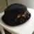 Cool black fedora hat for women - Size M/L - Gently used 4 thumbnail