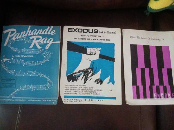 Three Completely Different Songbook with Musical Notes and Lyrics 1