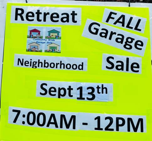NEXT WEEK! Huge Neighborhood Sale Woodcreek & Pleasant Grove 7AM 1