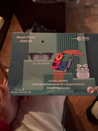 Ultra 2 smart watch bundle ai glasses and earbuds 1