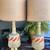 Signed Jo-Wallis Lamps mid century modern pair 2 thumbnail