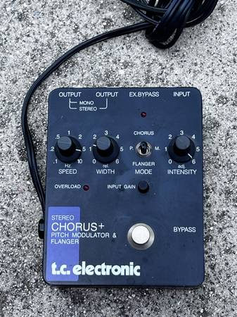 TC Electronics Chorus+ Pitch Modulator and flanger 1