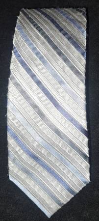 100% Silk Tie (Gray) 1
