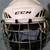 Hockey Helmet + Mounted Cage - Like New - CCM FM50 - White 1 thumbnail