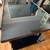 Coffee Table Two Tier Black with Steel Grey and Smoked Glass 48” 5 thumbnail